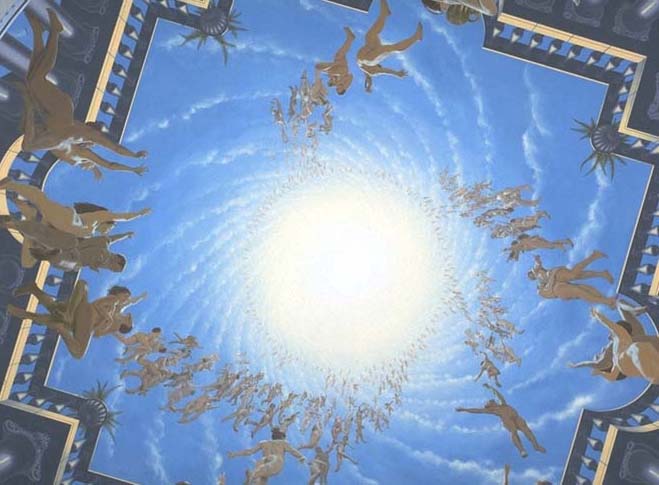 Painting of The Ascension by the artist Bill Martin